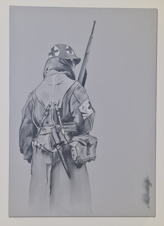 WWII Medic – Canvas Print (A3)